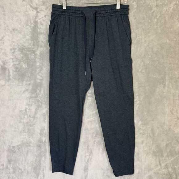 Lululemon Pants Mens Large Blue City Sweat Jogger LM5ARES Athleisure Gym